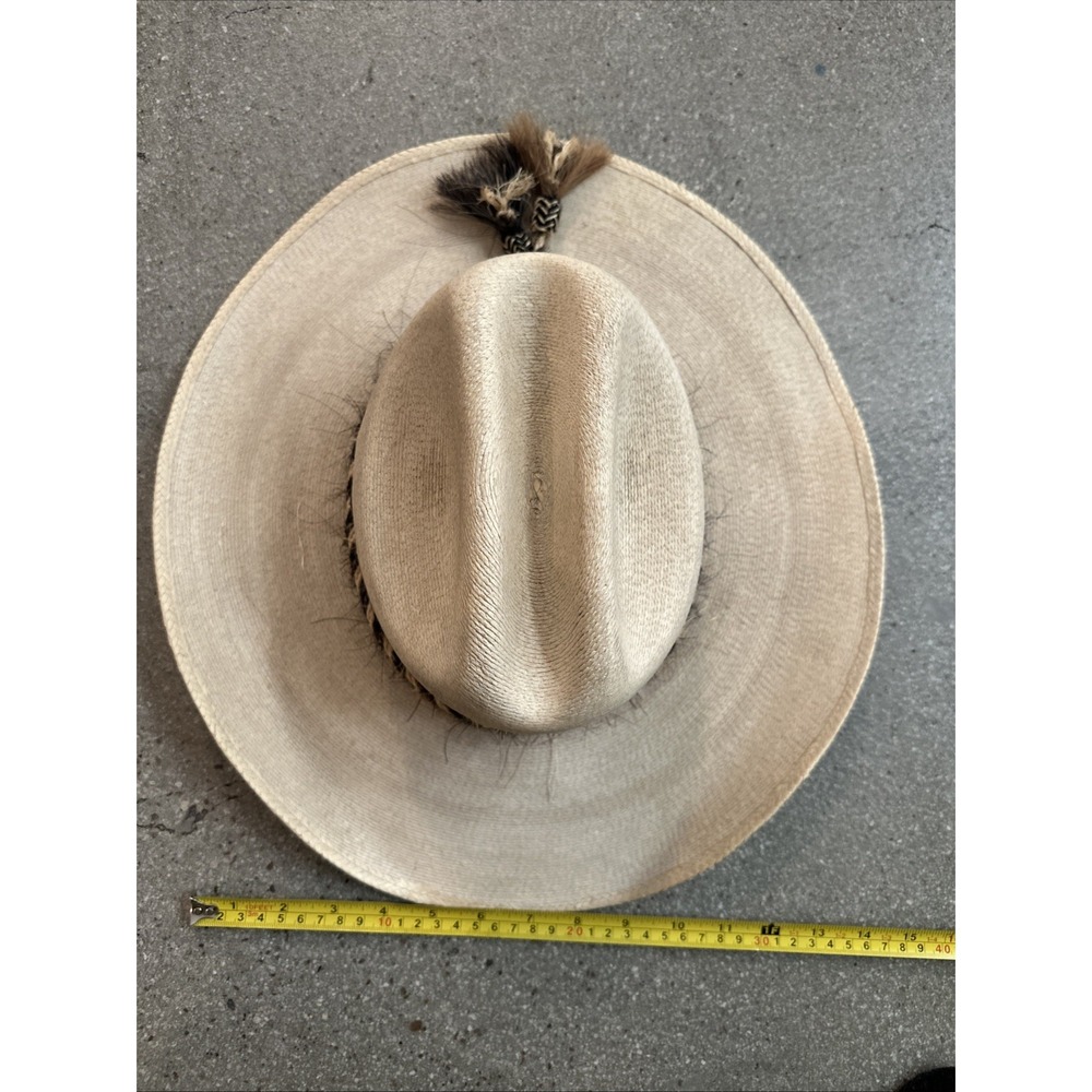 Sahuayo La Providencia Mens Hat Size 7.5(US)60(MX)‎ Custom Beeded/Twill Wrapped - Picture 7 of 9